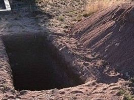 Могила, в которую помещают человека после смерти