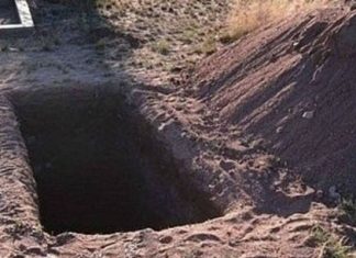 Могила, в которую помещают человека после смерти