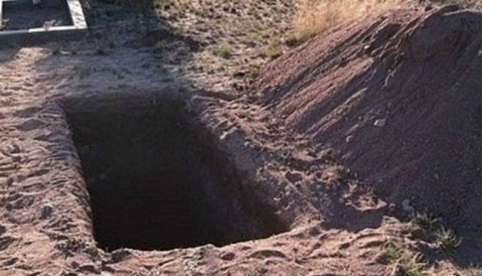 Могила, в которую помещают человека после смерти